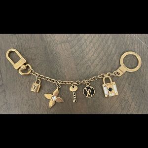 Louis Vuitton Lockme Strass keychain